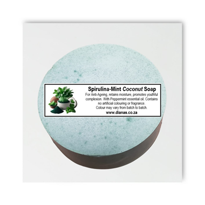 Spirulina-Mint Coconut Soap Bar - 100g