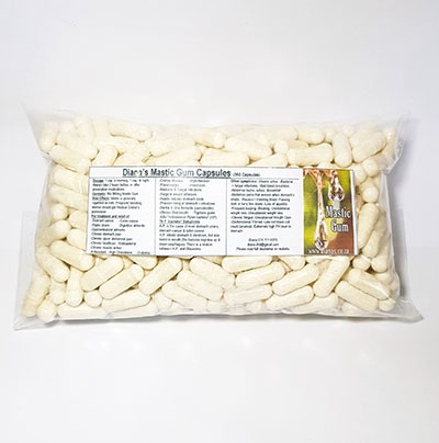 Mastic Gum 600mg "Vegan" Capsules 360's