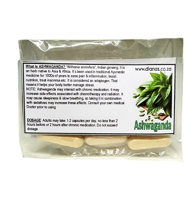 Ashwaganda 600mg "Vegan" Capsules 10's