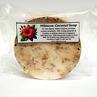 Hibiscus Coconut Soap Bar 100g