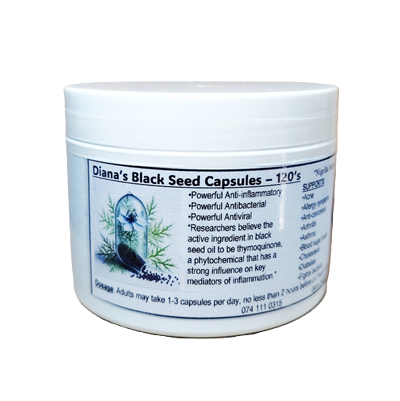 Black Seed 600mg "Vegan" Capsules - 120's