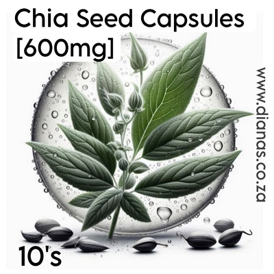 Chia Seed 600mg "Vegan" Capsules 10's