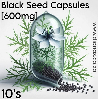 Black Seed 600mg "Vegan" Capsules 10's