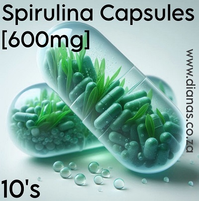 Spirulina 600mg "Vegan" Capsules 10's
