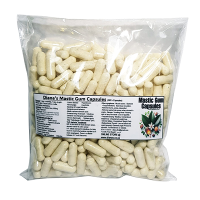 Mastic Gum 600mg "Vegan" Capsules - 360's