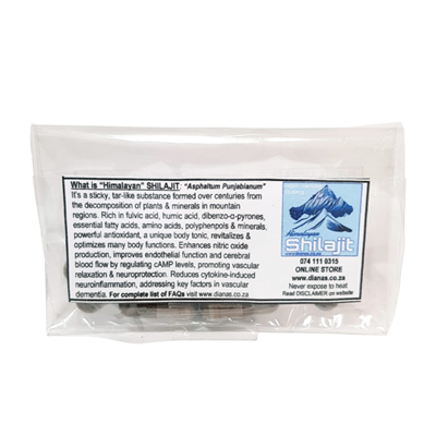Shilajit 1,000mg "Vegan" Capsules - 10's