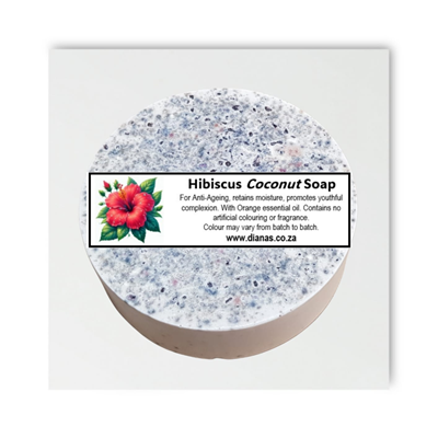 Hibiscus Coconut Soap Bar - 100g